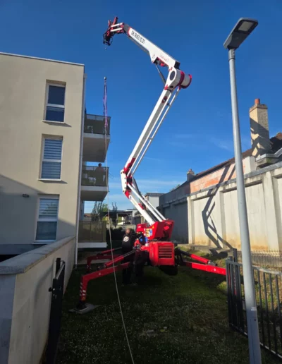 remplacement d'une baie vitrée pour la terrasse d'un appartement à Caen - SEA Catherine